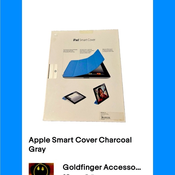 Apple Smart Cover Charcoal Gray - Picture 1 of 3
